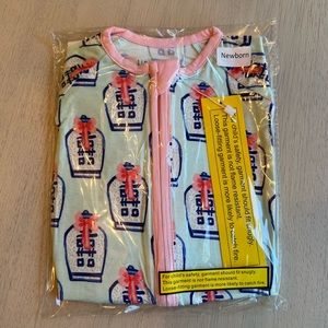 Whistleberries Grandmillenial Little Ginger Jar‎ Bamboo Footed Sleepies